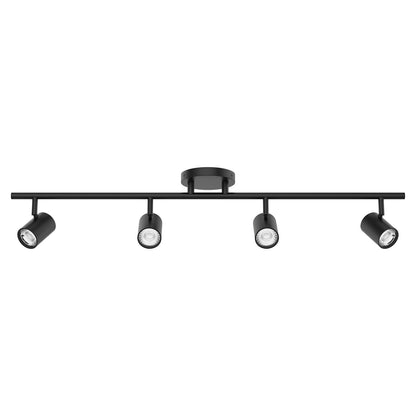 WAC Lighting Pipe 36" 4Lt LED Track Kit/5-CCT/30W, 3080L, Blk - TK-260504-CS-BK