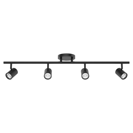 WAC Lighting Pipe 36" 4Lt LED Track Kit/5-CCT/30W, 3080L, Blk - TK-260504-CS-BK