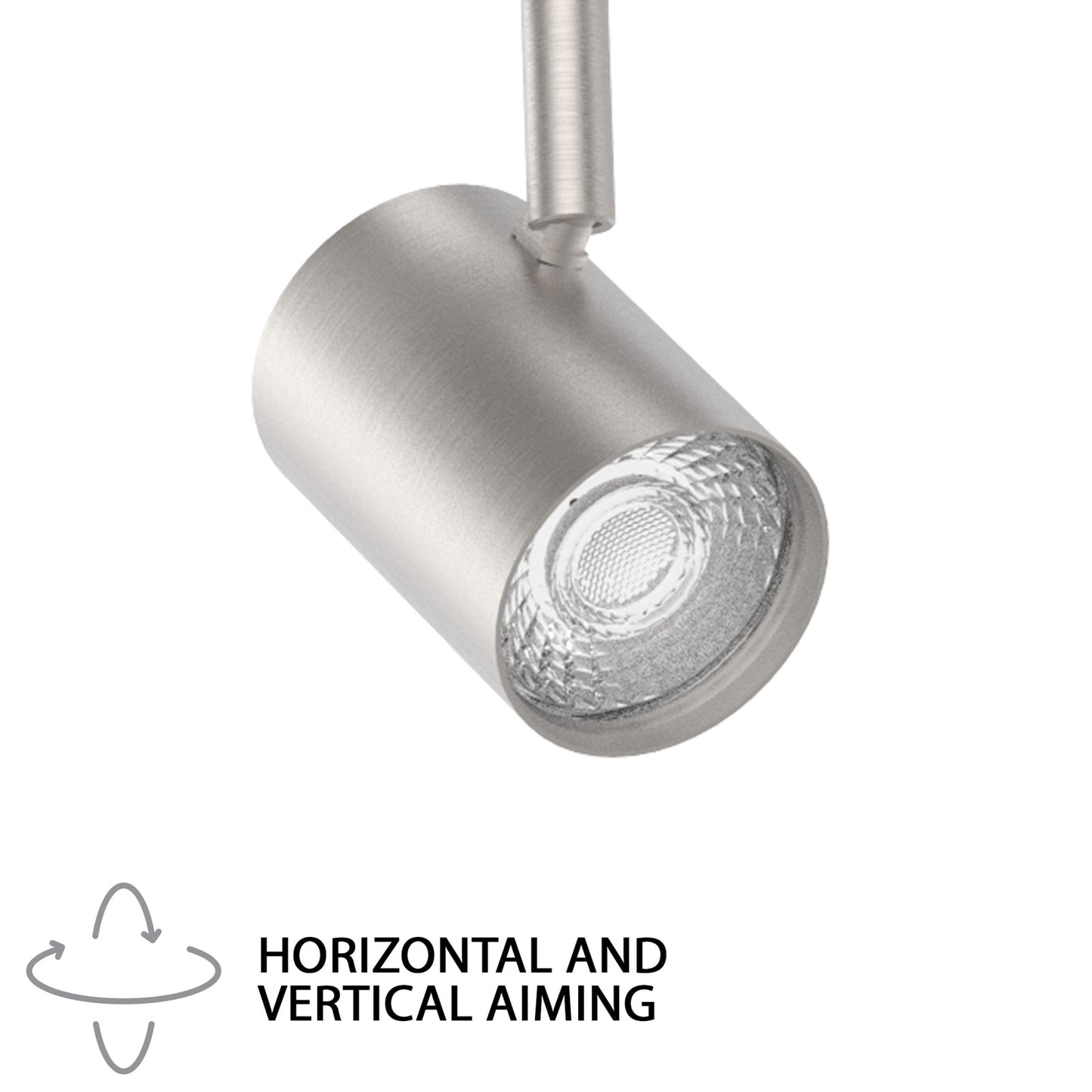 WAC Lighting Pipe 36" 4Lt LED Track Kit/5-CCT/30W, 3080L, Nickel