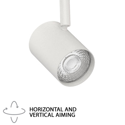 WAC Lighting Pipe 36" 4Lt LED Track Kit/5-CCT/30W, 3080L, White