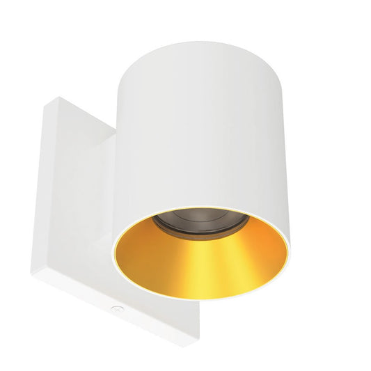 WAC Zoron 1Lt 3.5" RD Outdoor Wall Light/Flood Beam/White Gold - W4R-FCS-WTGL