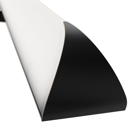 dweLED Straitaway 1Lt 32" Bath Vanity/Wall Light/2700K, BK/WH