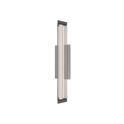 dweLED Boulevard 1Lt 18" Bath Vanity/Wall/3000K, Nickel/White - WS-62518-30-BN