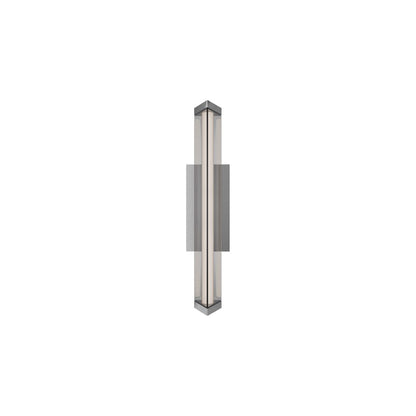 dweLED Boulevard 1Lt 18" Bath Vanity/Wall/3000K, Nickel/White