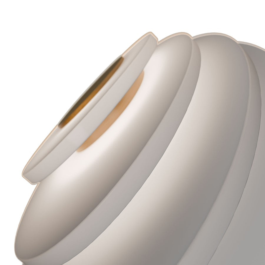 dweLED Orbix 1Lt 6" Wall Sconce/3500K, Brass/Clear/Etched