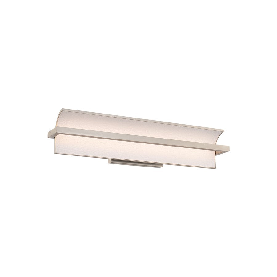 dweLED Shard 1Lt 24" Bath Vanity & Wall Light/2700K, Nickel/ - WS-79524-27-BN