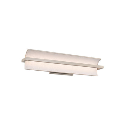 dweLED Shard 1Lt 24" Bath Vanity & Wall Light/2700K, Nickel/ - WS-79524-27-BN