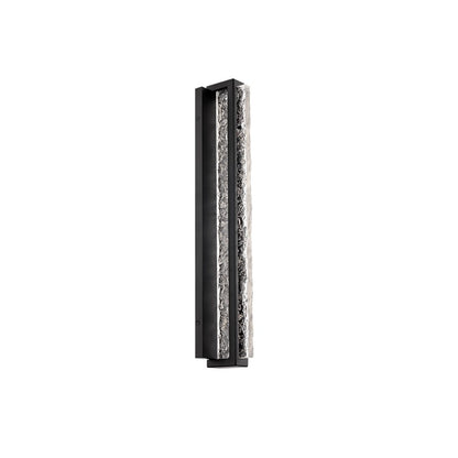 dweLED Skate 1 Light 24" Bath Vanity & Wall Light/3000K, Black