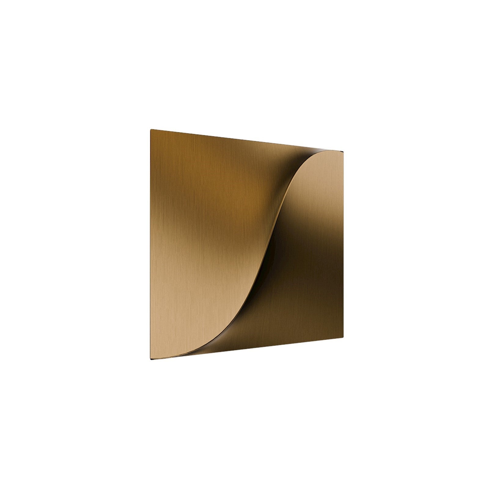 WAC dweLED Double Diamond 6in 1-Light Wall Sconce | Contemporary Aged Brass Aluminum and Frosted Acrylic | Bedroom & Hallway Accent | Model WS101606-AB