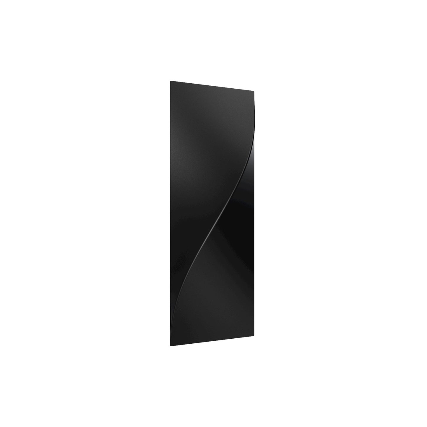 WAC Lighting Double Diamond 20in 1-Light Wall Sconce | Contemporary Black Aluminum and Frosted Acrylic | Living Room & Bedroom Accent | Model WS101620-BK