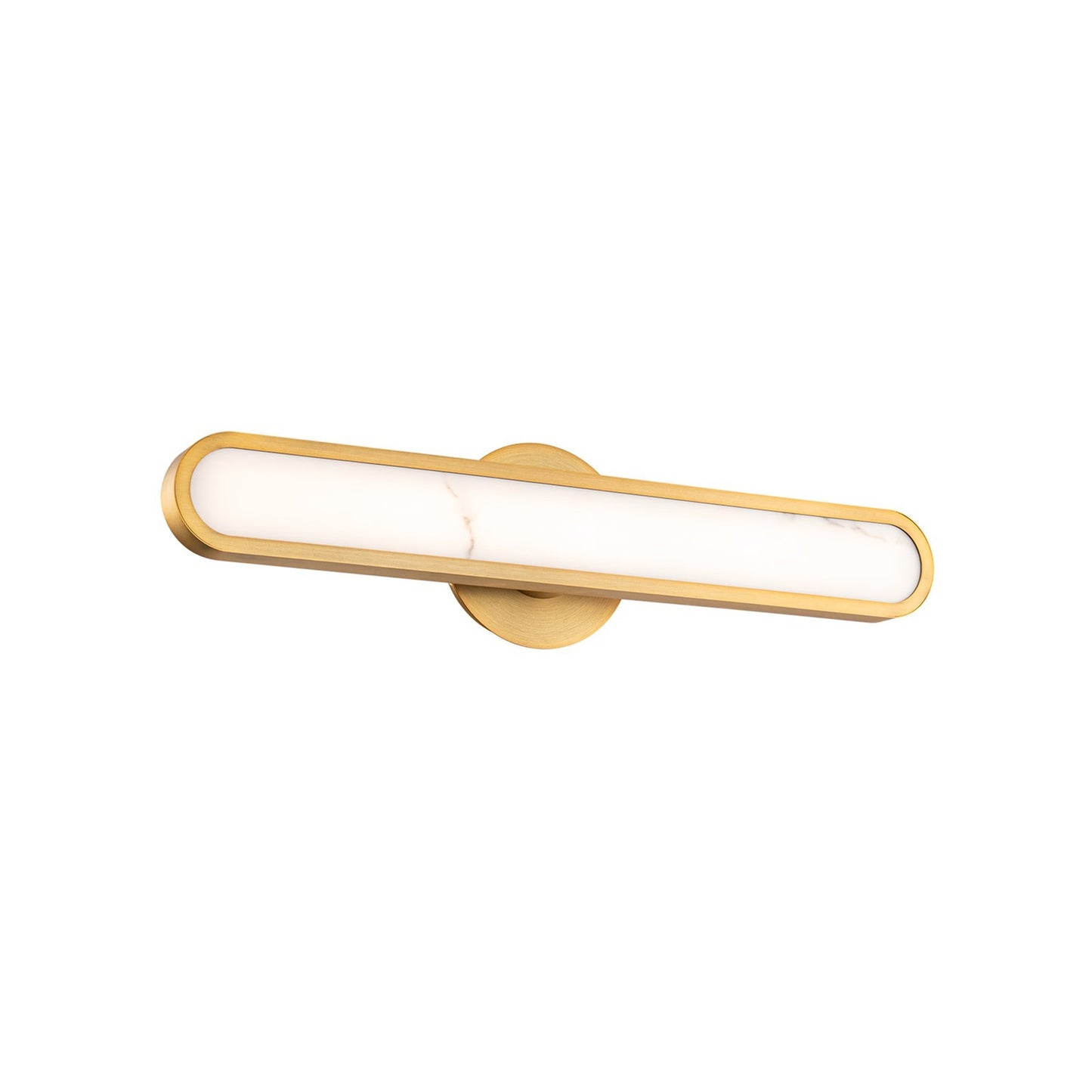 WAC dweLED Serena 1Lt 24" Bath/Wall Light, Brs/Alabaster