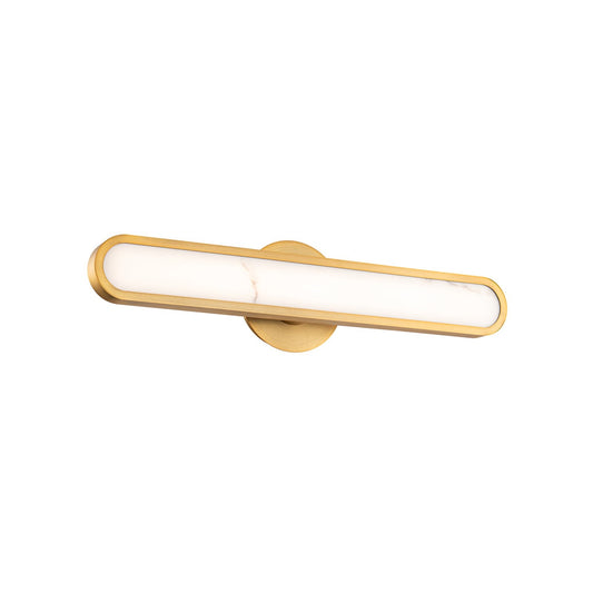 WAC dweLED Serena 1Lt 24" Bath/Wall Light, Brs/Alabaster