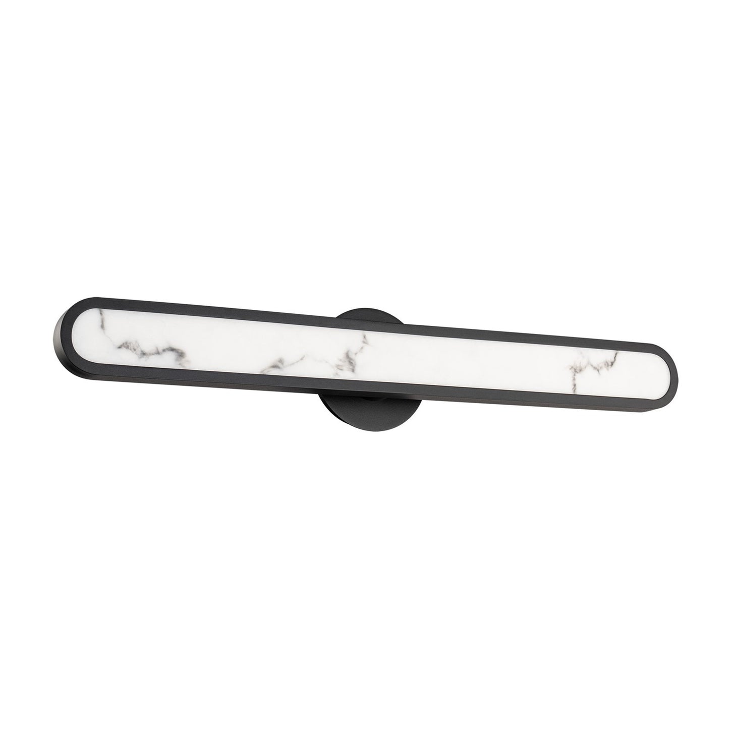 WAC dweLED Serena 1Lt 34" Bath/Wall Light, Blk/Alabaster