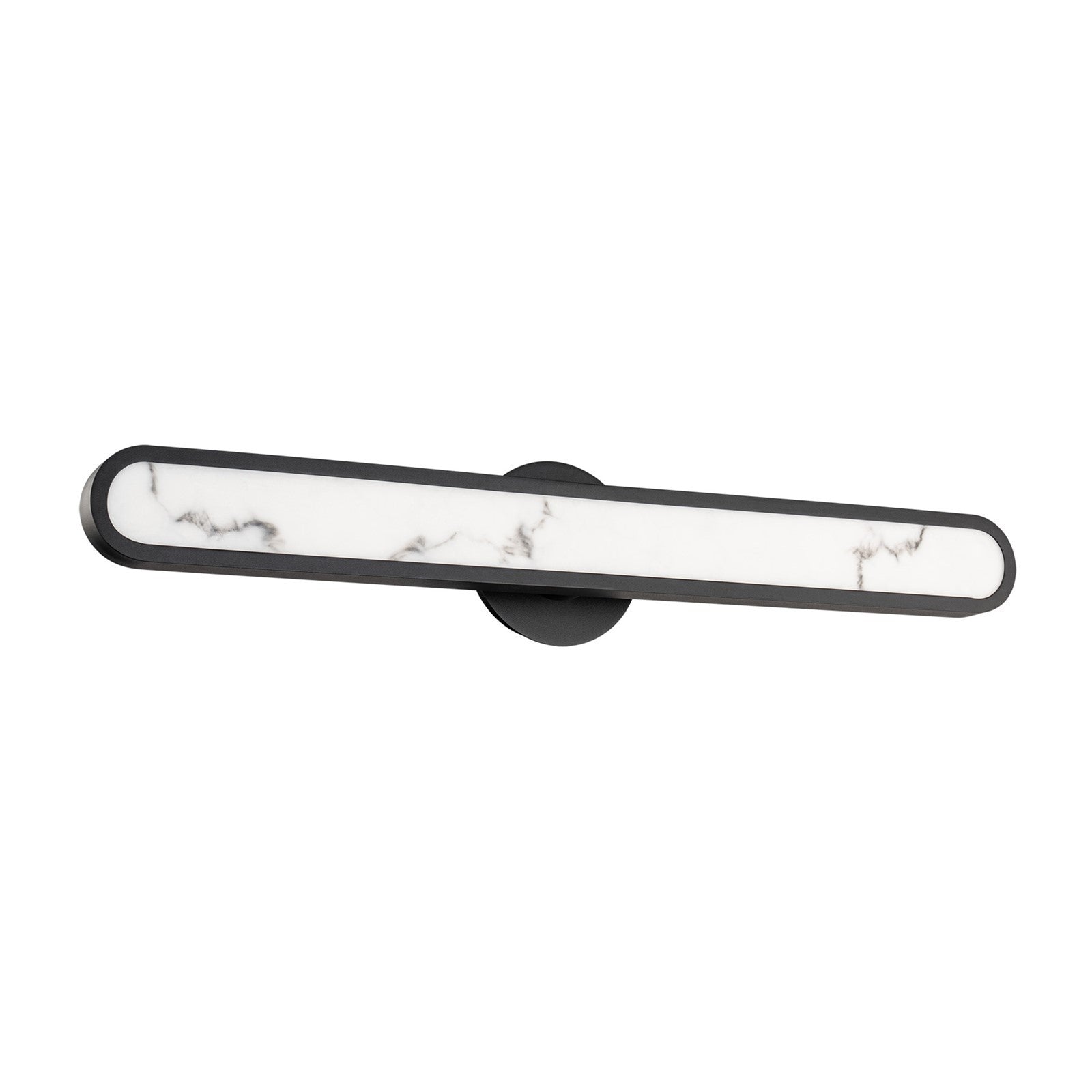 WAC dweLED Serena 1Lt 34" Bath/Wall Light, Blk/Alabaster