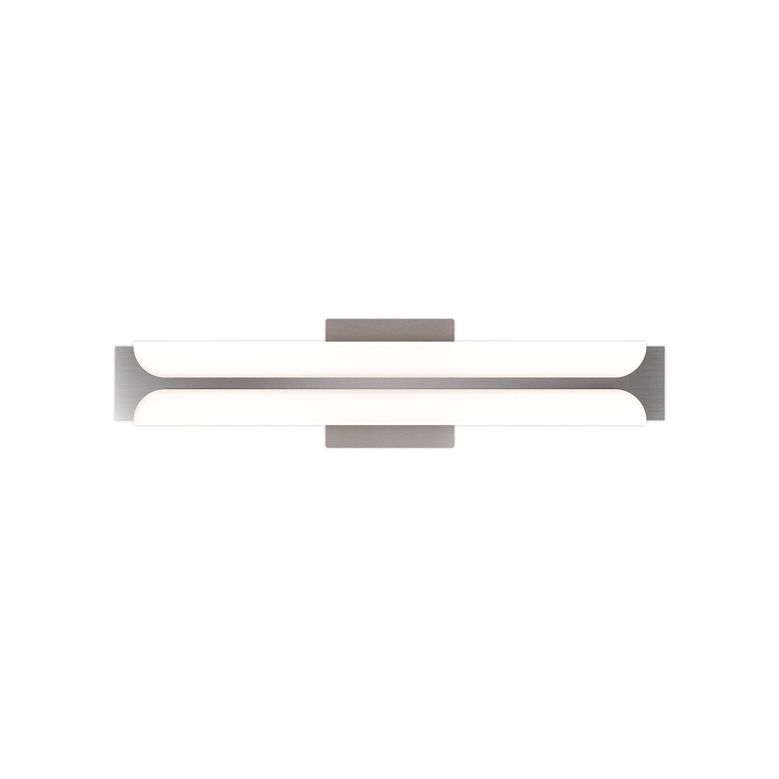 WAC dweLED Bifold 2Lt 24" Bath Vanity/Wall Light, Nk/Frosted