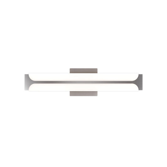 WAC dweLED Bifold 2Lt 24" Bath Vanity/Wall Light, Nk/Frosted