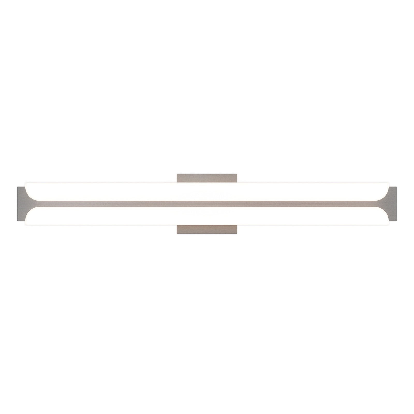 WAC dweLED Bifold 2Lt 36" Bath Vanity/Wall Light, Nk/Frosted