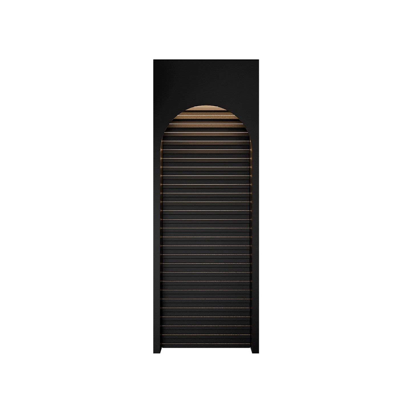 WAC Lighting Orlene 1-Light Outdoor Wall Sconce | Contemporary Black Aluminum and Frosted Glass | Covered Patio & Entryway | 5.75 x 3 | Model WSW102616-BK