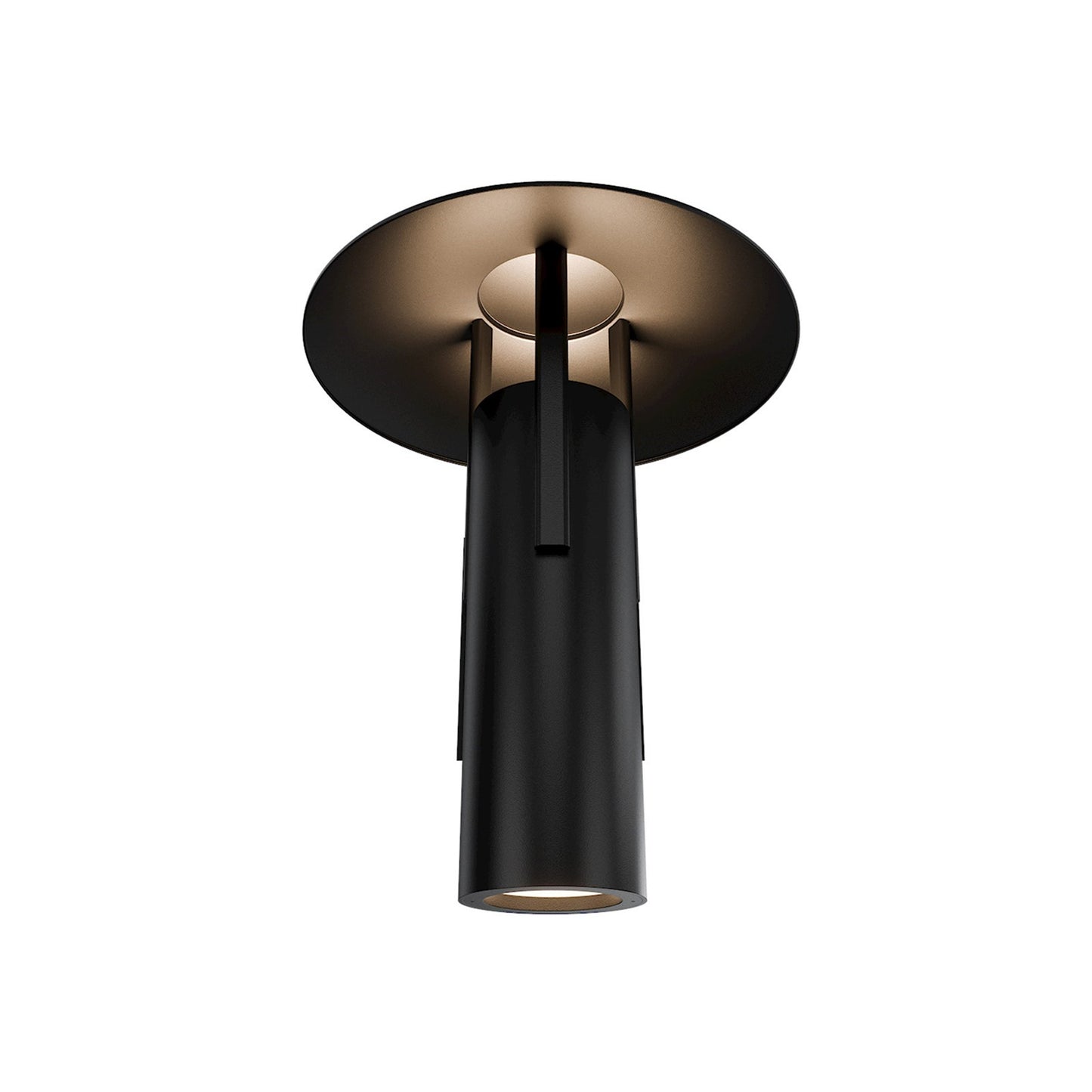 WAC dweLED Ventt 1 Light Outdoor Wall Light, Black/