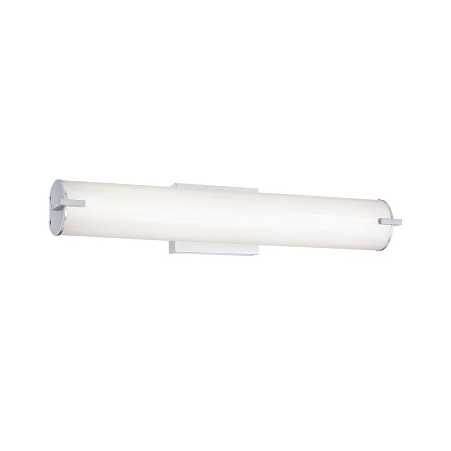 Westinghouse Ashwin 1 Light 25" Wall Light, Nickel/Frosted Acrylic - 6112100