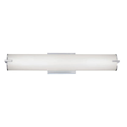 Westinghouse Ashwin 1 Light 25" Wall Light, Nickel/Frosted Acrylic