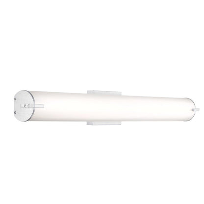 Westinghouse Ashwin 1 Light 36" Wall Light, Nickel/Frosted Acrylic