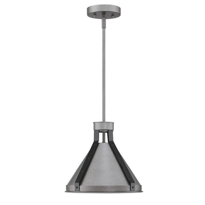 Westinghouse Pennsauken 1-Light Pendant | Vintage Industrial Steel with Iron Accents | Kitchen Island & Dining Room | 10.25 in H | Model 6128400