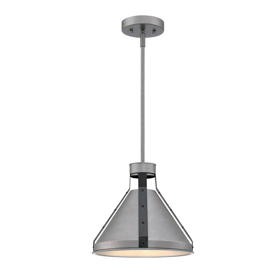Westinghouse Pennsauken 1-Light Pendant | Vintage Industrial Steel with Iron Accents | Kitchen Island & Dining Room | 10.25 in H | Model 6128400