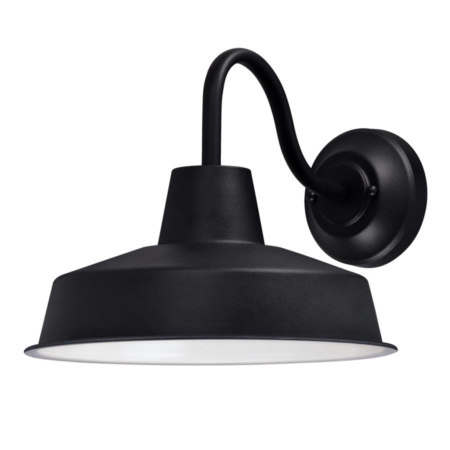 Westinghouse Academy 1Lt 12" Outdoor Wall Light Light/15W, Black/Cage