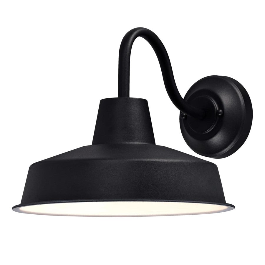 Westinghouse Academy 1Lt 12" Outdoor Wall Light Light/15W, Black/Cage