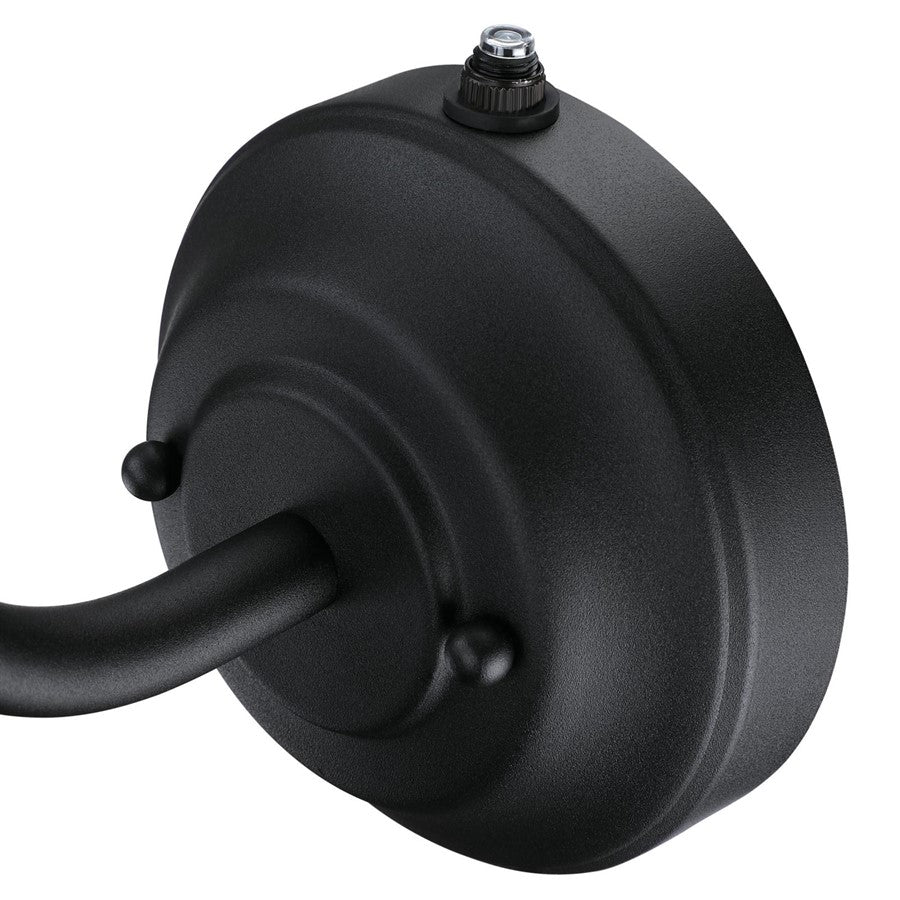 Westinghouse Academy 12in 1-Light Outdoor Wall Sconce | Vintage Textured Black Steel Cage | Covered Porch & Entryway | 11 x 12 x 15 in | Model 6131700