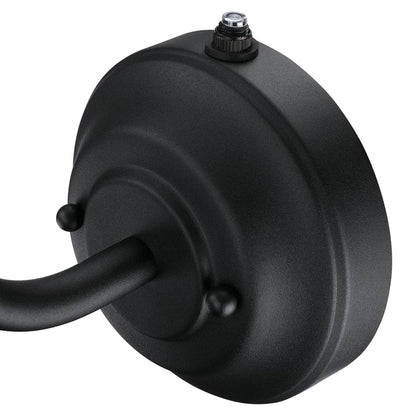 Westinghouse Academy 12in 1-Light Outdoor Wall Sconce | Vintage Textured Black Steel Cage | Covered Porch & Entryway | 11 x 12 x 15 in | Model 6131700