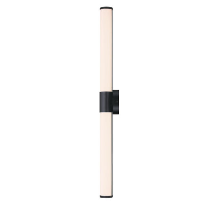 Westinghouse Clarksboro 1 Light 36" Wall Light, Black/Frosted Acrylic