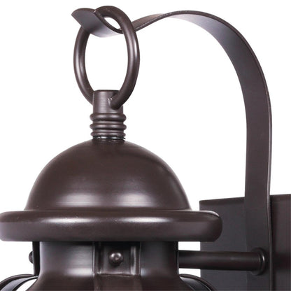 Westinghouse Weatherby 1 Light Wall Light, Weathered Bronze/Clear