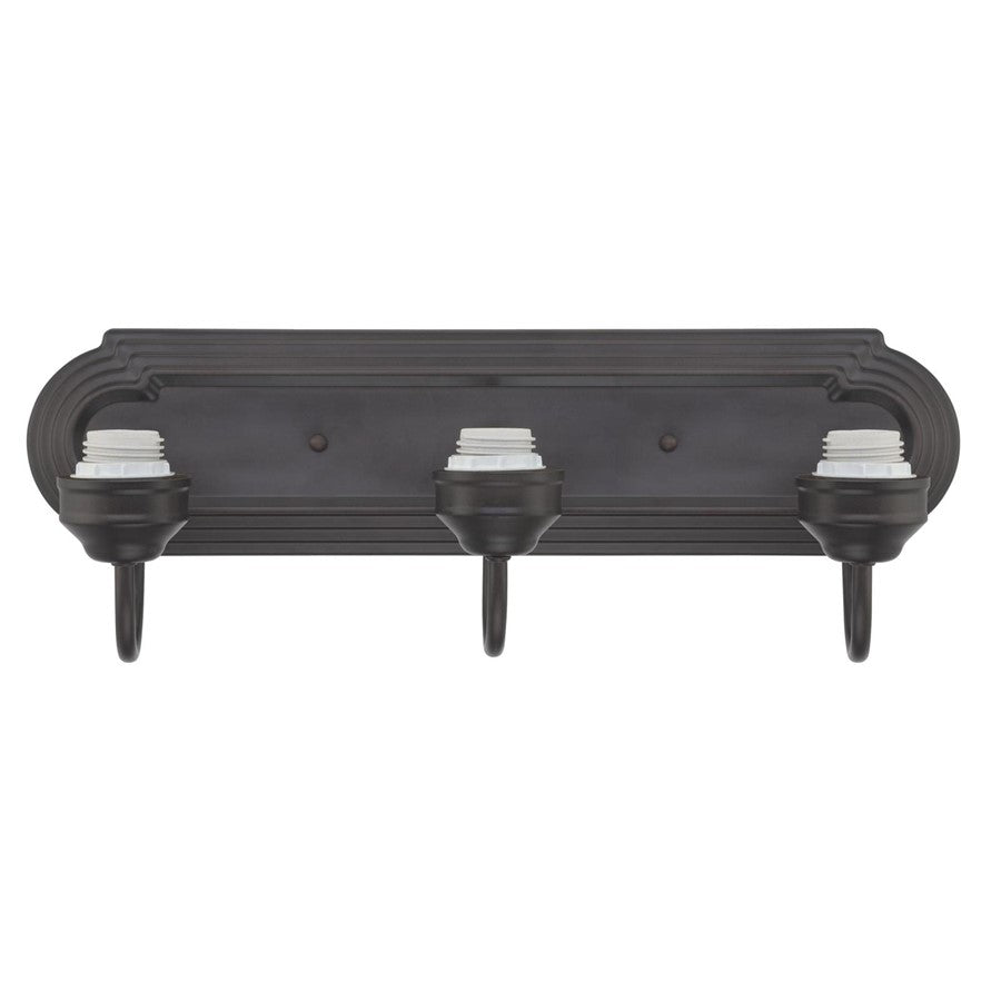 Westinghouse 3-Light Wall Sconce | Traditional Oil Rubbed Bronze Metal | Living Room & Dining Room Accent | 19.5 x 7 x 6.5 in | Model 6300600
