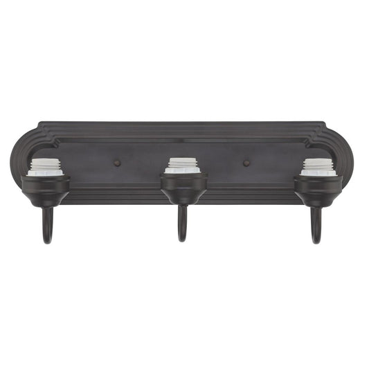 Westinghouse 3-Light Wall Sconce | Traditional Oil Rubbed Bronze Metal | Living Room & Dining Room Accent | 19.5 x 7 x 6.5 in | Model 6300600