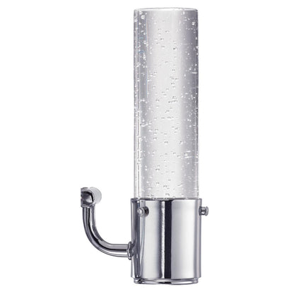 Westinghouse Cava 5in 1-Light Wall Sconce | Contemporary Chrome and Bubble Glass | Bathroom & Vanity | 5 x 5 x 7 in | Model 6307600