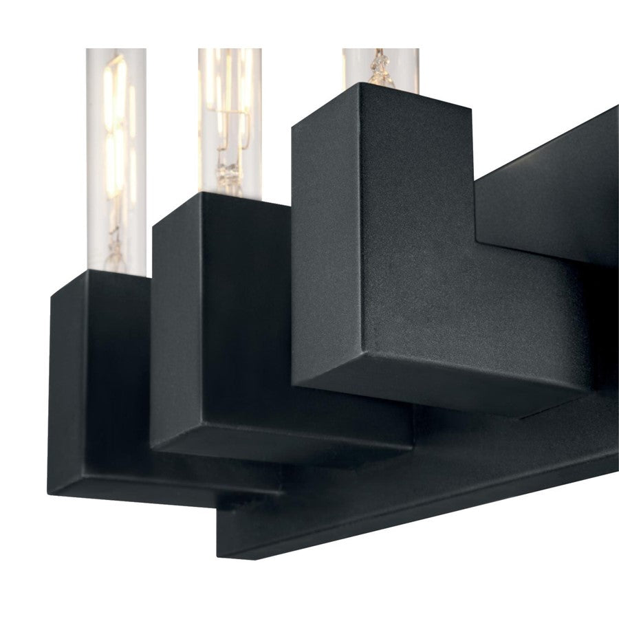 Westinghouse Skybridge 10in 3-Light Wall Sconce | Industrial Iron Finish | Bathroom Vanity & Hallway | 13 x 5 x 10 in | Model 6350500