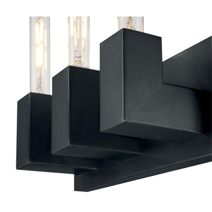 Westinghouse Skybridge 10in 3-Light Wall Sconce | Industrial Iron Finish | Bathroom Vanity & Hallway | 13 x 5 x 10 in | Model 6350500
