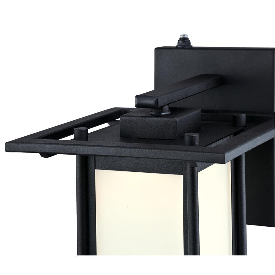 Westinghouse Clarissa Led 1 Light Wall Light, Textured Black/Frosted