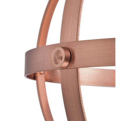 Westinghouse Stella Mira 9in 1-Light Pendant | Vintage Washed Copper and Cage Shade | Kitchen Island & Dining Room | 9 x 9 x 10.75 in | Model 6362100