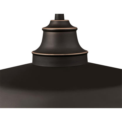Westinghouse Iron Hill 12in 1-Light Pendant | Vintage Oil Rubbed Bronze and Metal Shade | Kitchen Island & Dining Room | Model 6363200