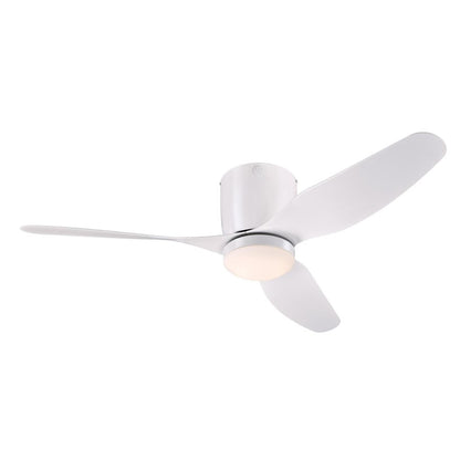 Westinghouse Carla 46in 3-Blade Ceiling Fan | Contemporary White and Opal Frosted Glass | Bedroom & Living Room | 1190 Lumens, 3000K | Model 7225100