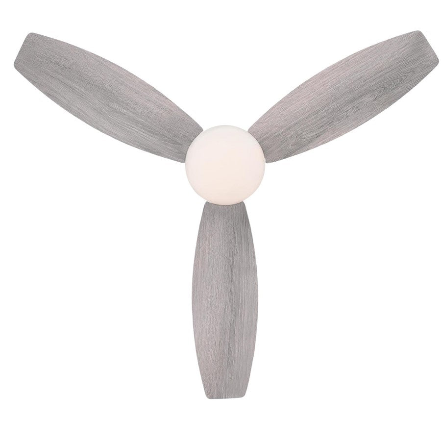 Westinghouse Drake 48in 3-Blade Ceiling Fan | Contemporary Gun Metal and Weathered Oak Plywood Blades | Large Rooms up to 225 sq ft | Model 7305200