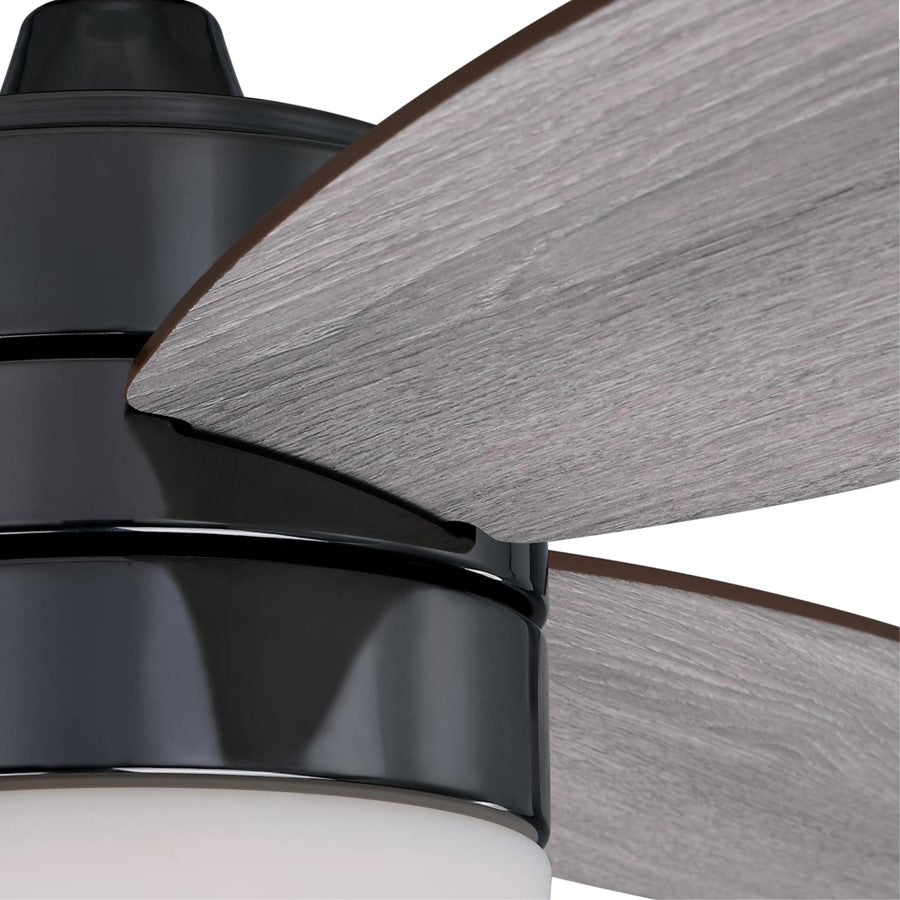 Westinghouse Drake 48in 3-Blade Ceiling Fan | Contemporary Gun Metal and Weathered Oak Plywood Blades | Large Rooms up to 225 sq ft | Model 7305200
