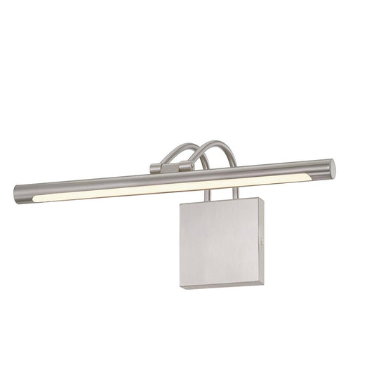 Westinghouse 17in 1-Light Picture Light | Brushed Nickel Aluminum & Steel | Living Room & Hallway Accent | 794 Lumens 3000K Dimmable | Model 7501500