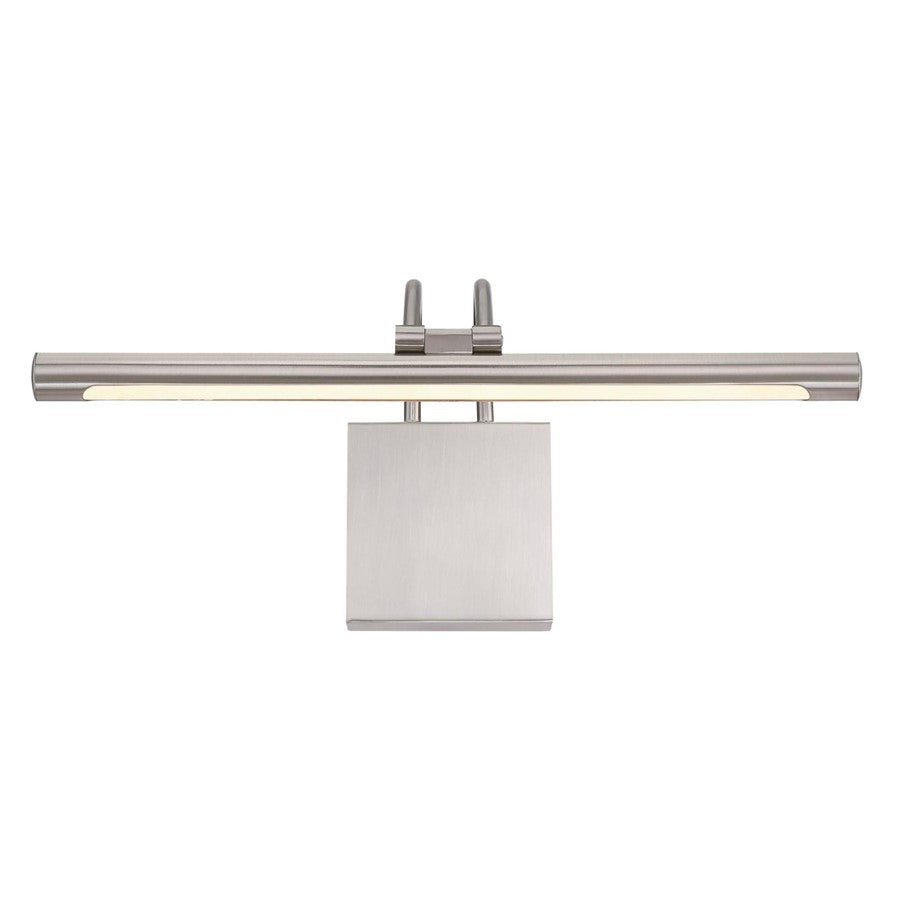 Westinghouse 17in 1-Light Picture Light | Brushed Nickel Aluminum & Steel | Living Room & Hallway Accent | 794 Lumens 3000K Dimmable | Model 7501500