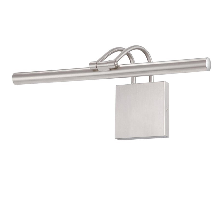 Westinghouse 17in 1-Light Picture Light | Brushed Nickel Aluminum & Steel | Living Room & Hallway Accent | 794 Lumens 3000K Dimmable | Model 7501500