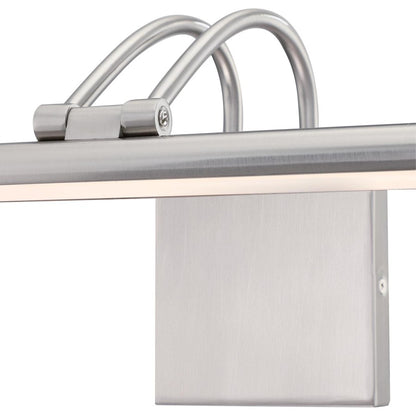 Westinghouse 17in 1-Light Picture Light | Brushed Nickel Aluminum & Steel | Living Room & Hallway Accent | 794 Lumens 3000K Dimmable | Model 7501500