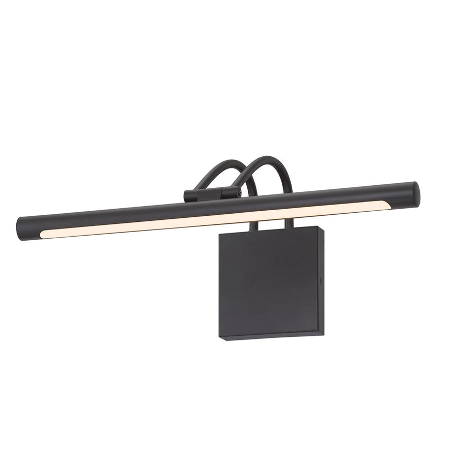 Westinghouse 17in 1-Light Picture Light | Matte Black Aluminum & Steel | Living Room & Hallway Accent | 794 Lumens 3000K Dimmable | Model 7501600